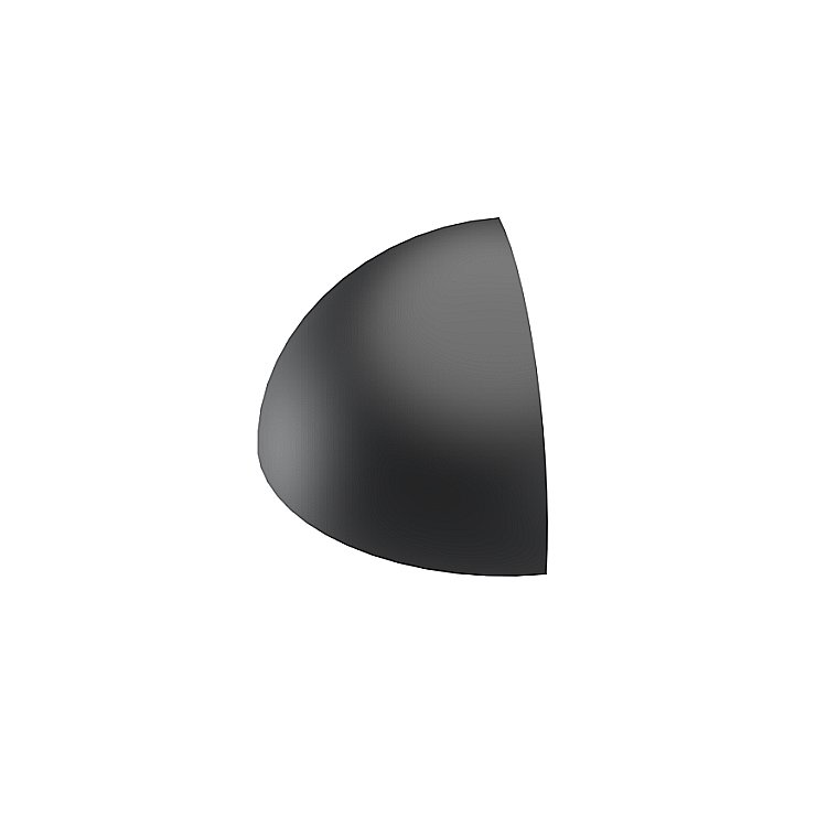 Záslepka rohová 30 x 30 radius