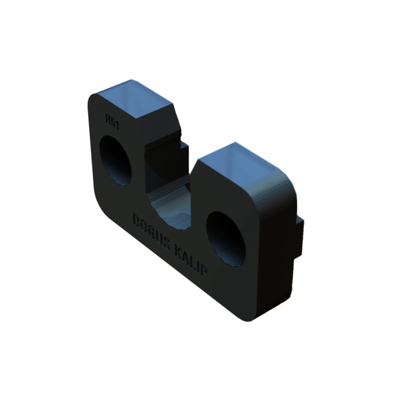 Nylonové ložiskové pouzdro válečku Ø51 mm
